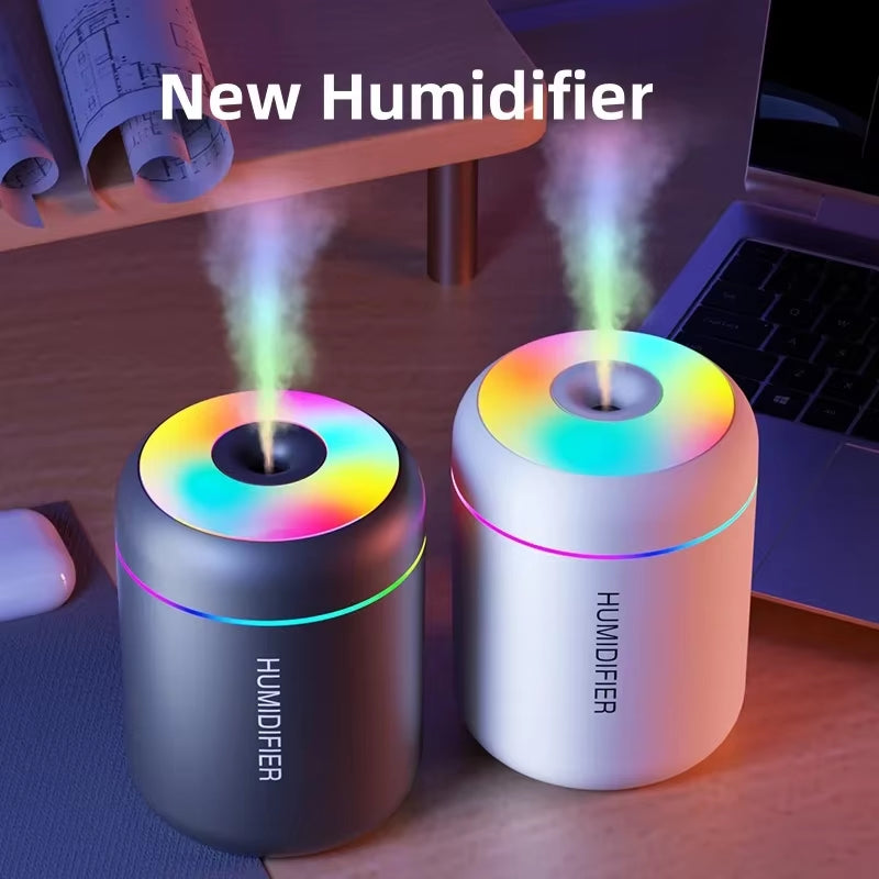 MiniGlow 180ML USB Aroma Diffuser & Cool Mist Humidifier